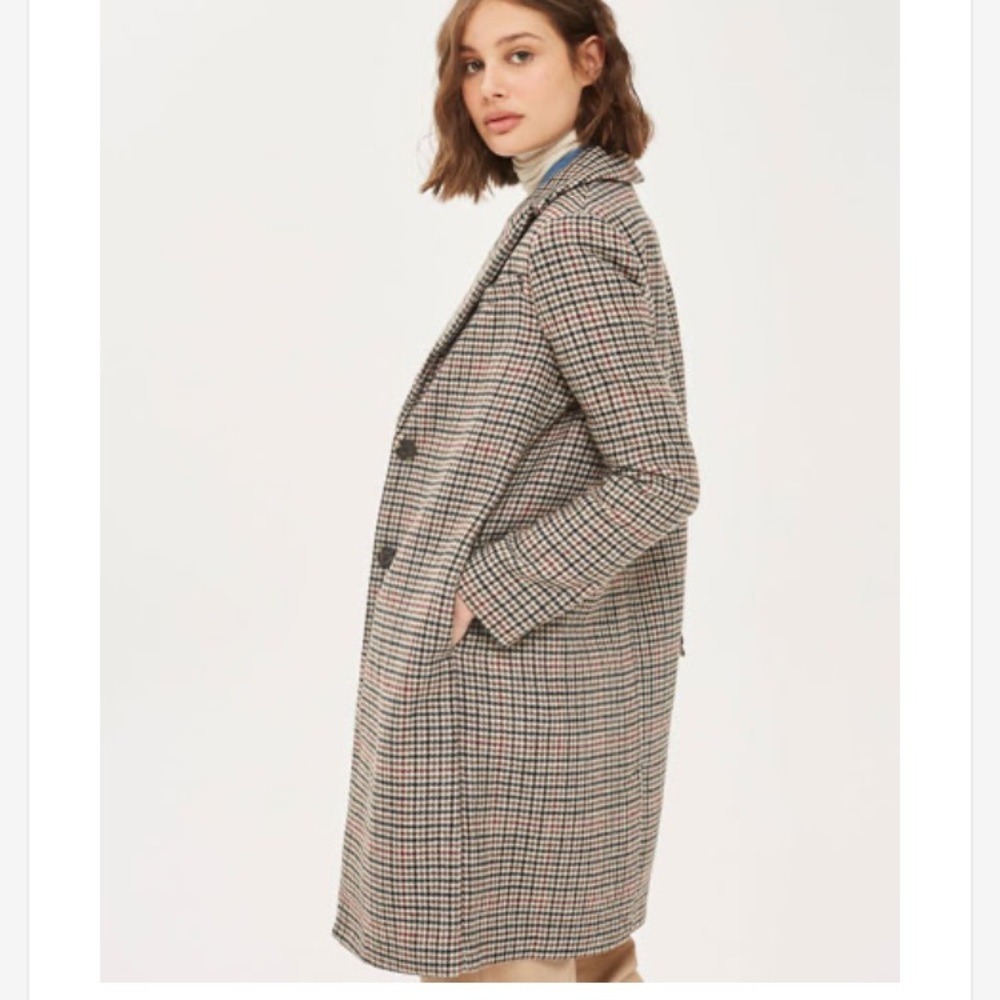 Topshop Bonded Heritage Coat